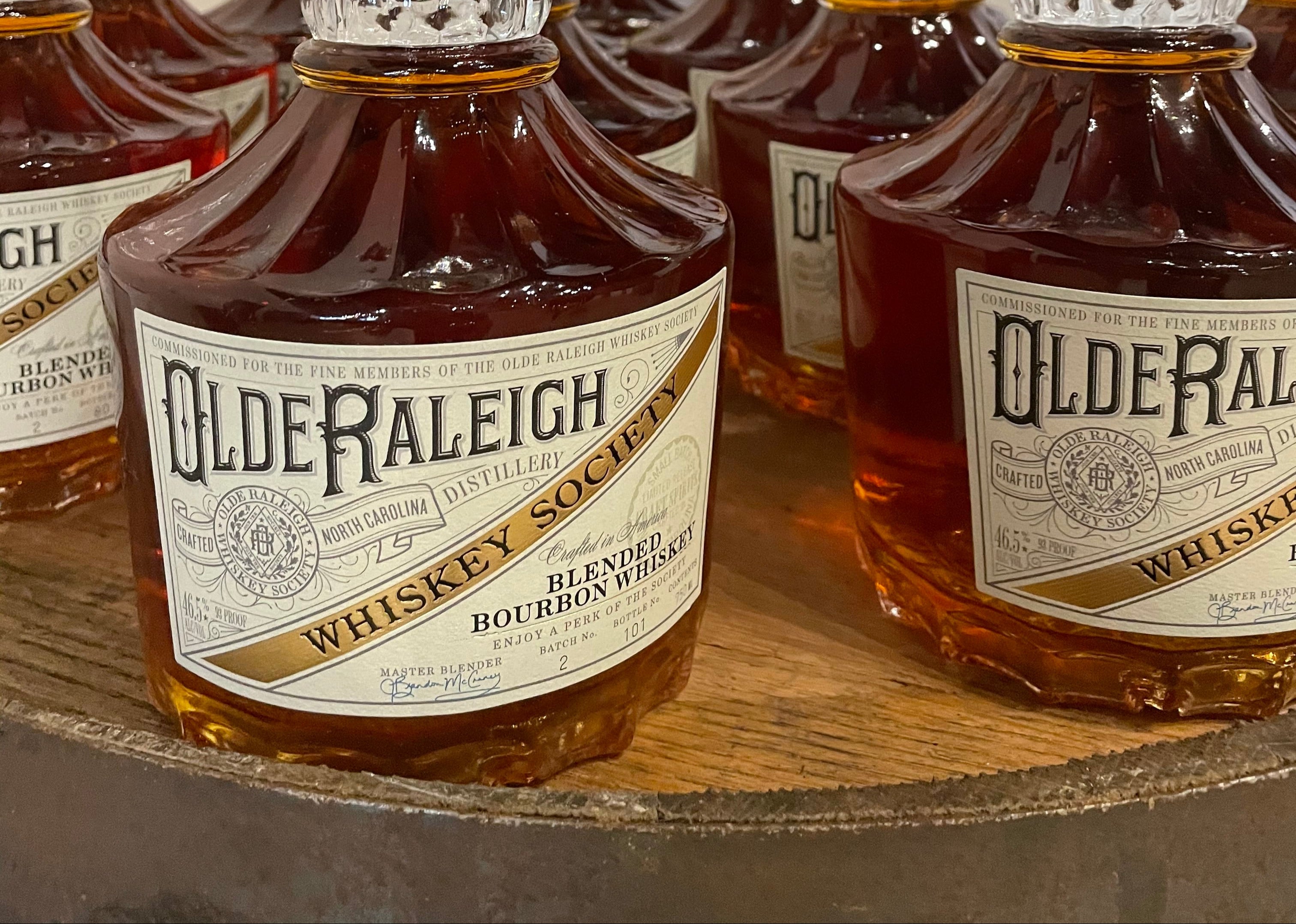 small batch bourbon release number 2 from olde raleigh