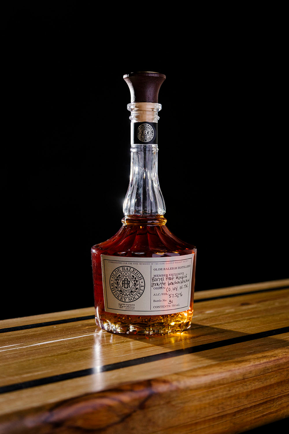barrel proof member bottle