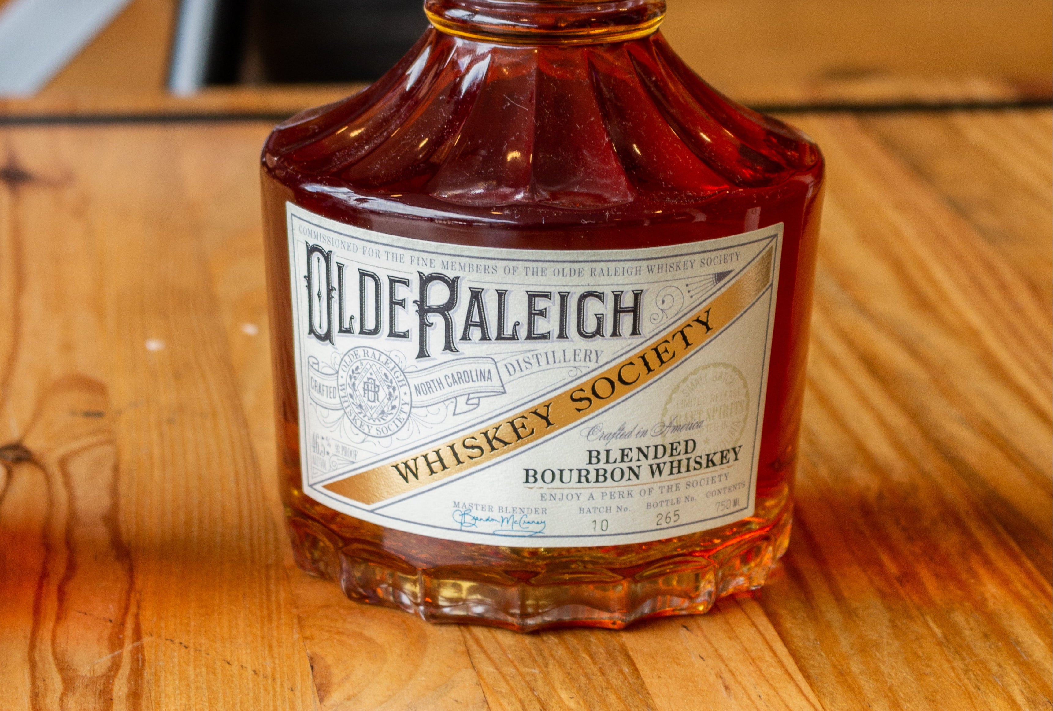 olde raleigh small batch bourbon release 10 bottle