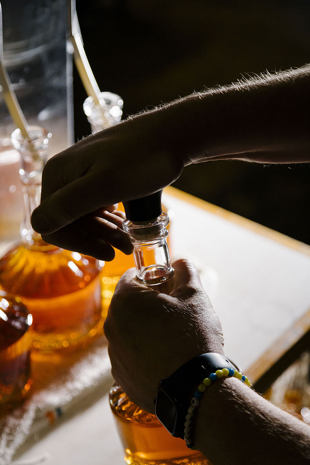 Olde Raleigh Small Batch Bourbon Bottles