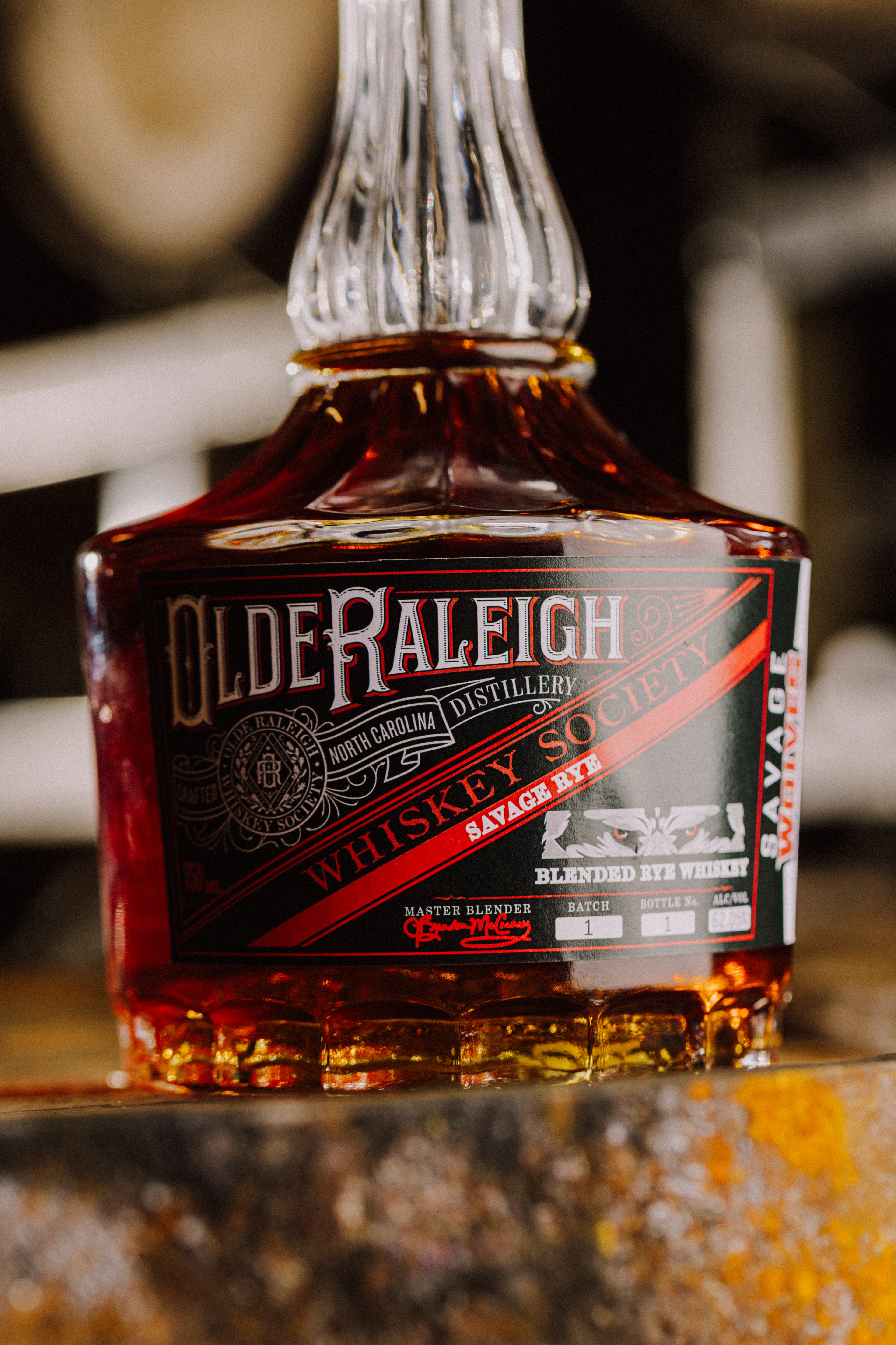 olde raleigh savage rye bourbon