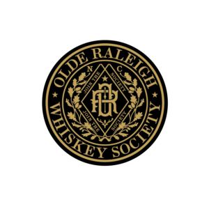 olde raleigh whiskey society black and gold logo