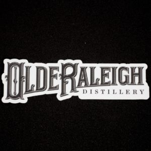 sticker of olde raleigh distillery logo