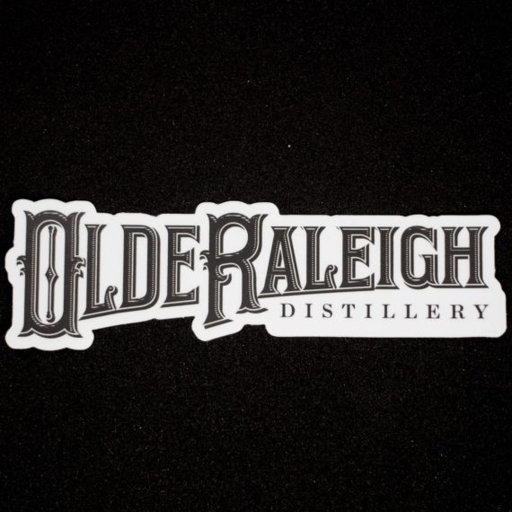 sticker of olde raleigh distillery logo