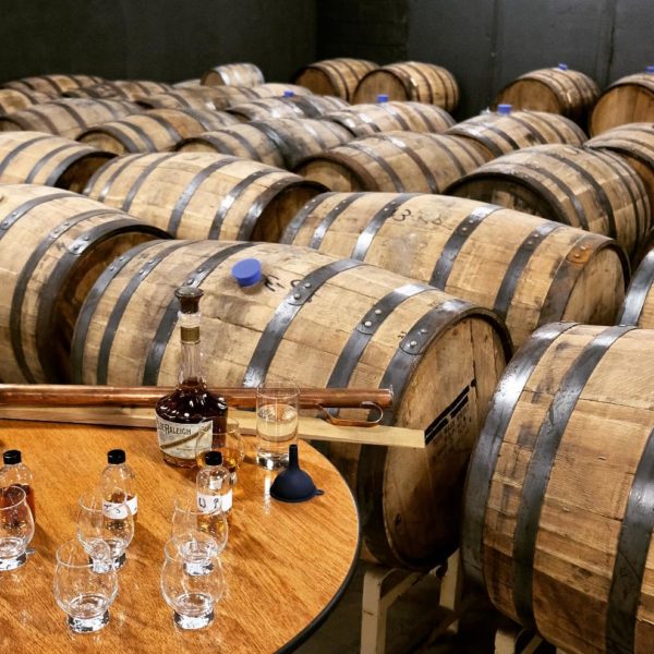 behind the scenes tour of olde raleigh distillery with bourbon tastings