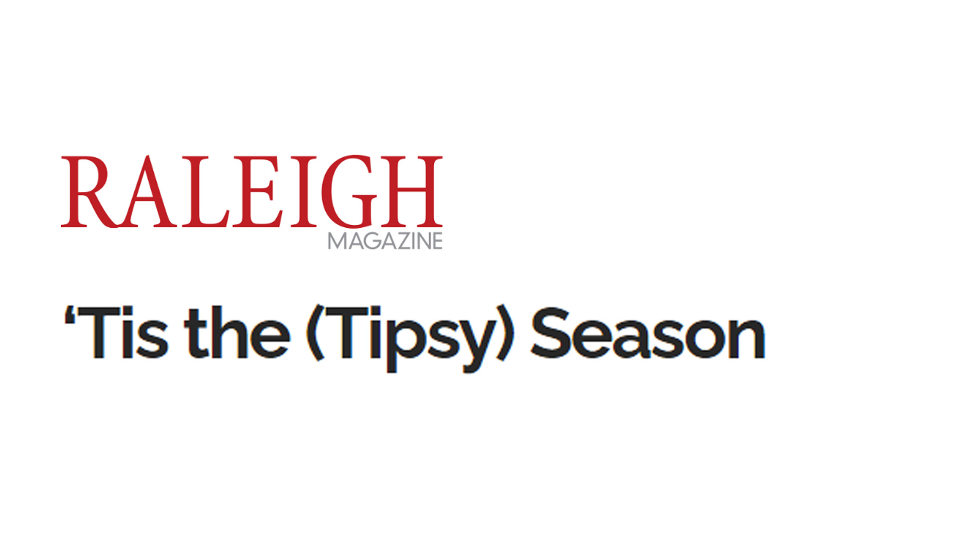 tis the tipsy season olde raleigh distillery feature in raleigh magazine
