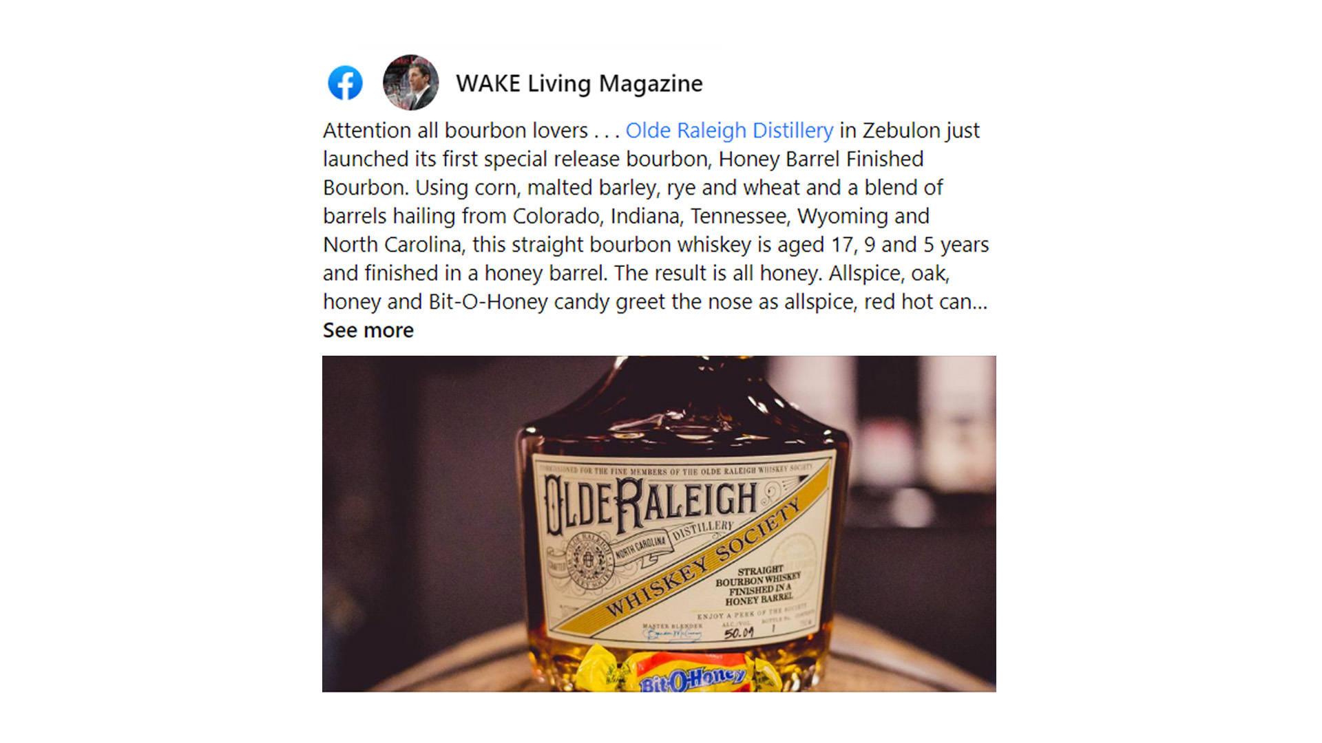 honey barrel finished bourbon feature facebook