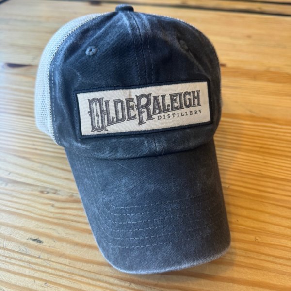 olde raleigh distressed trucker hat