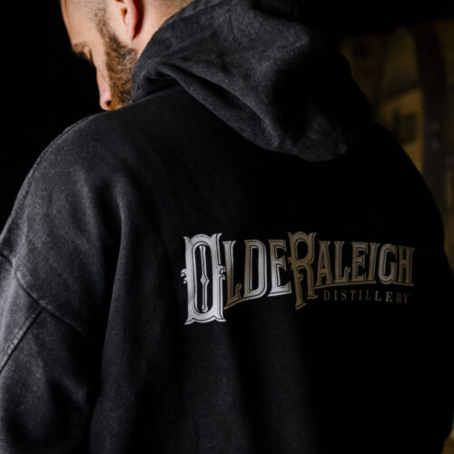 olde raleigh logo hoodie
