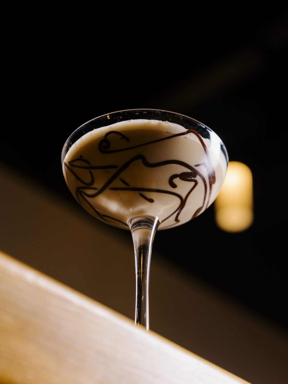 Chocolate drop olde raleigh cocktail